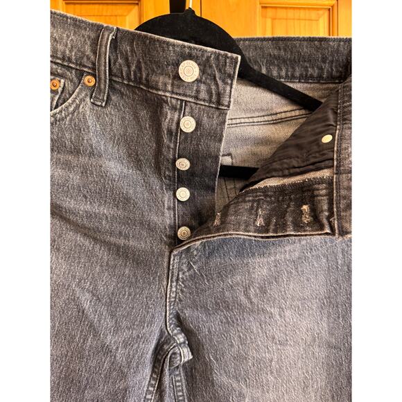 Gap Cheeky Straight High Rise Shorts - Black - Button Fly - Size 29/8 - NEW - Picture 5 of 10